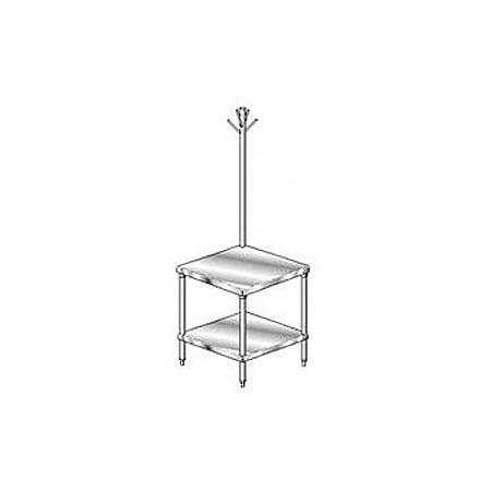 Aero Aero Manufacturing Mixer Stand W/ Utensil Rack, 16 Ga 430 Stainless Steel Top, 36"W x 30"D 4MSRU-3036